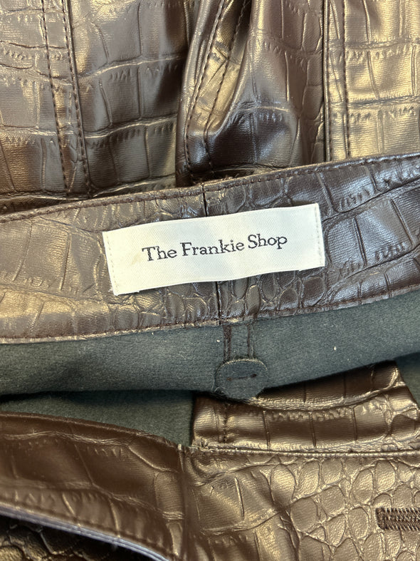 Pantalon en simili cuir