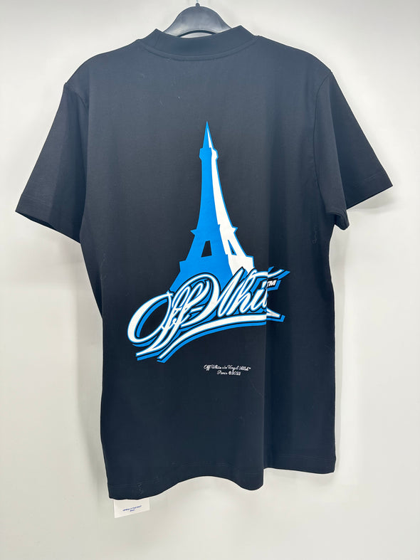 Tee shirt noir tour Eiffel