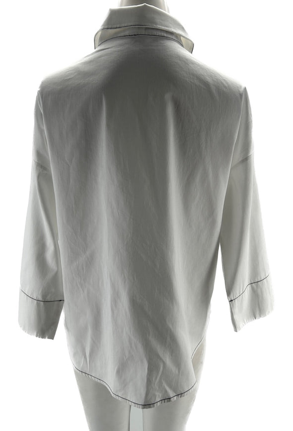 Chemise blanche à poches