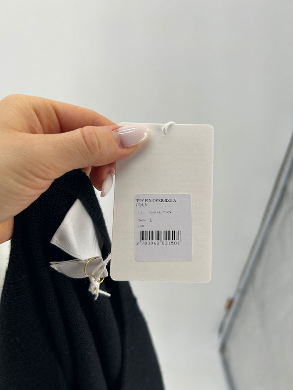 Pull en laine noir