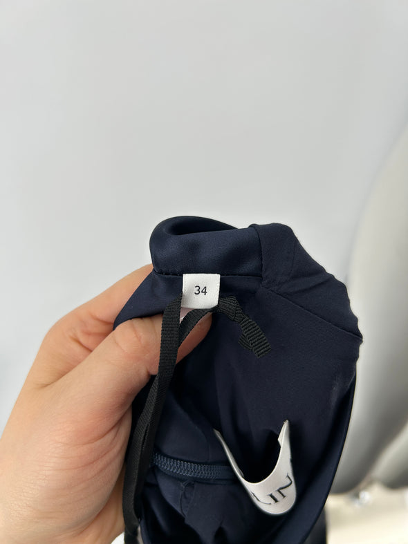 Robe satinée marine