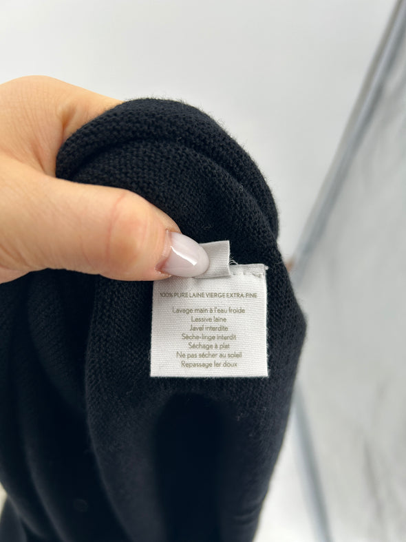 Pull en laine noir