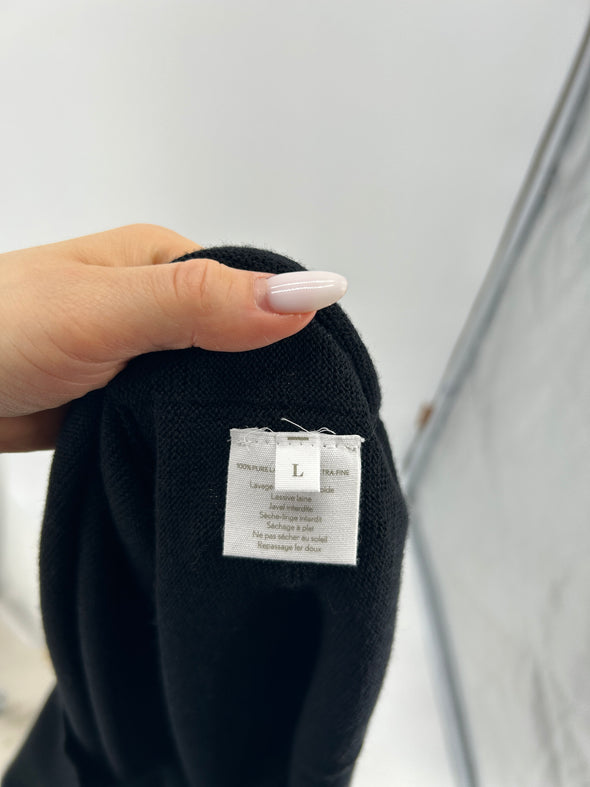 Pull en laine noir