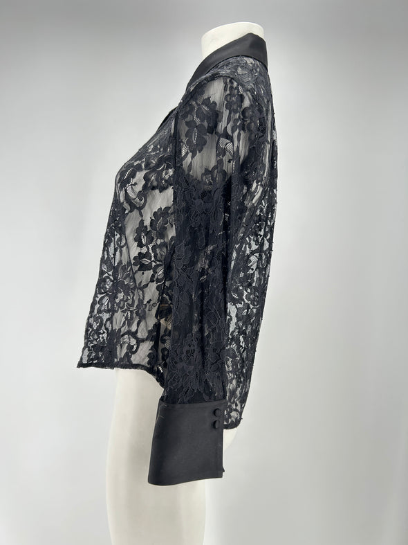 Chemise en dentelle