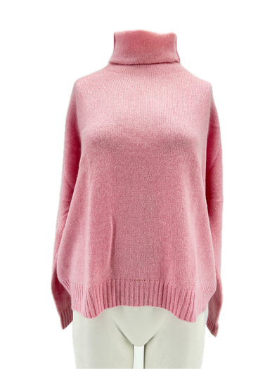Pull col roulé en cachemire