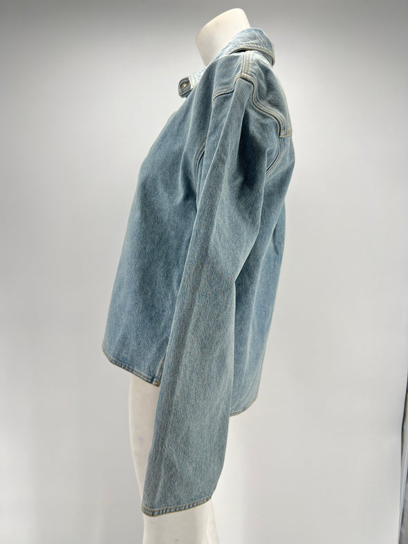 Blouse en denim bleu "Lato"