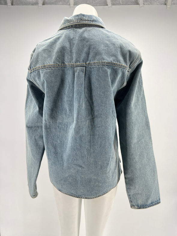 Blouse en denim bleu "Lato"