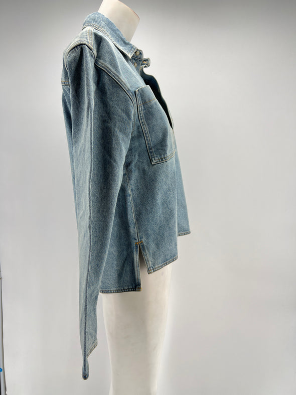 Blouse en denim bleu "Lato"