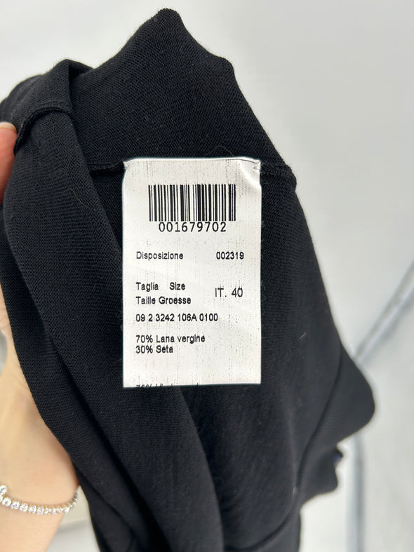 Cardigan en laine noir