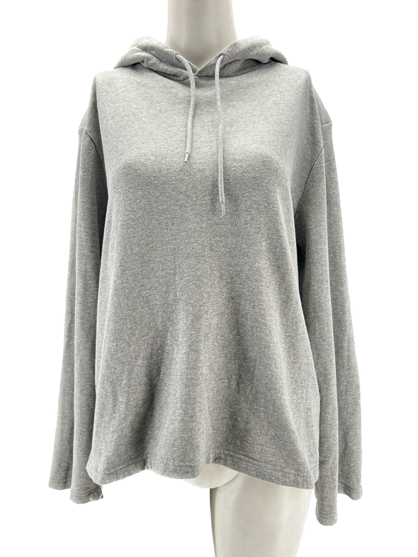 Sweat à capuche gris