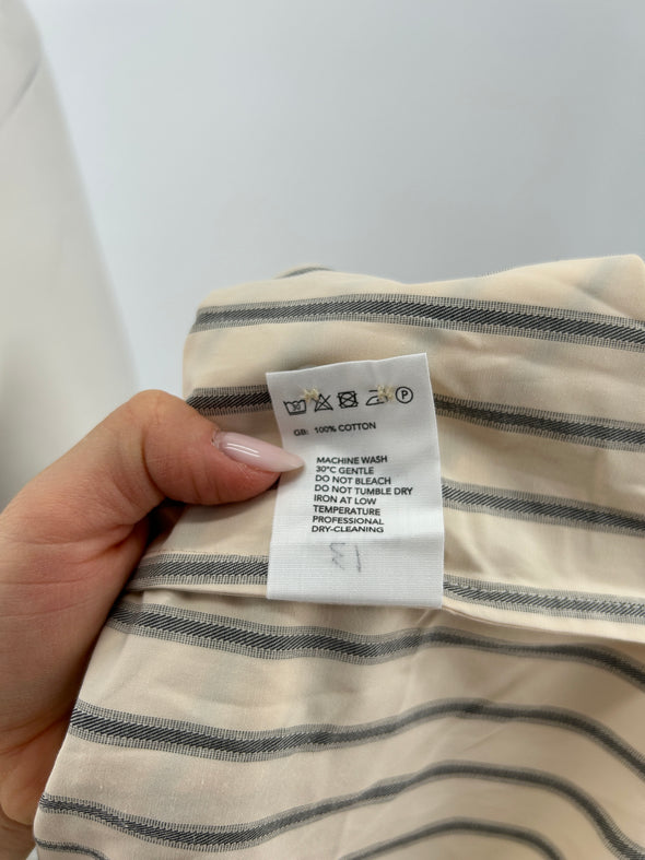Robe chemise à rayures