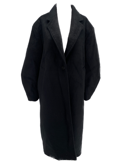 Manteau oversize noir