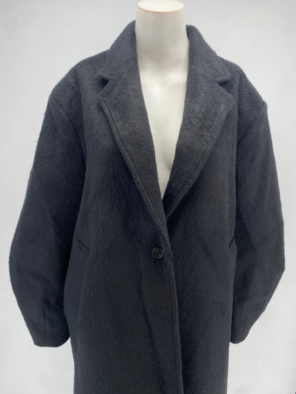 Manteau oversize noir