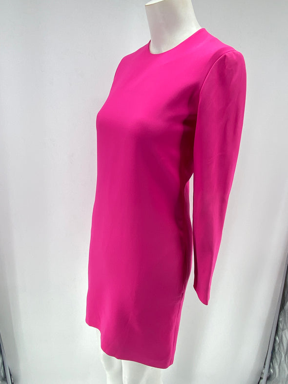 Robe mi-longue rose