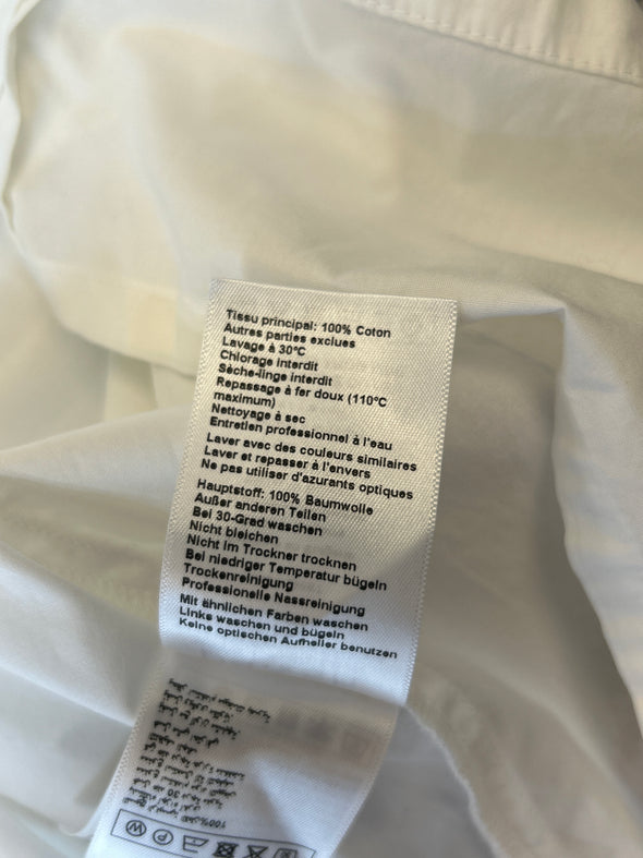 Chemise crop blanche
