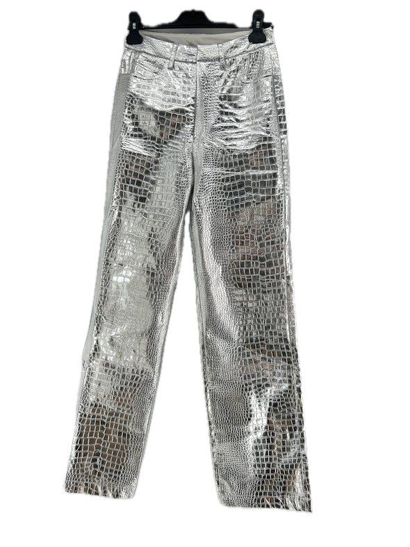 Pantalon argenté