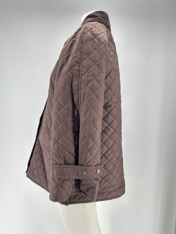Veste matelassée marron