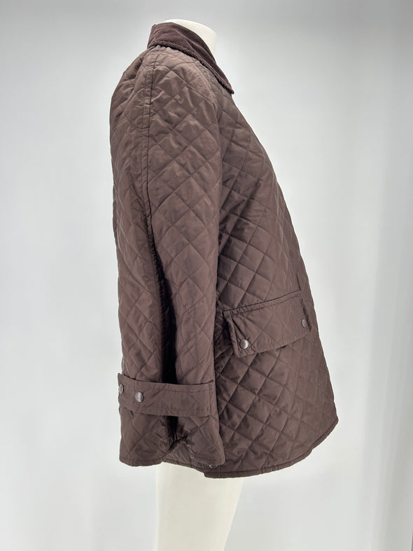 Veste matelassée marron