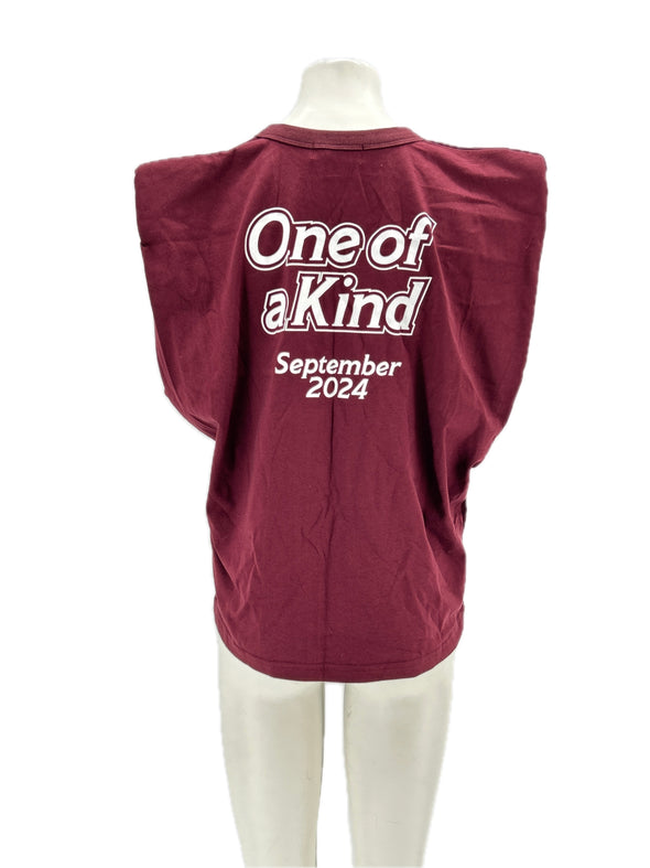 Tee-shirt bordeaux