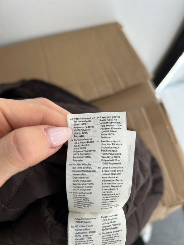Veste matelassée marron