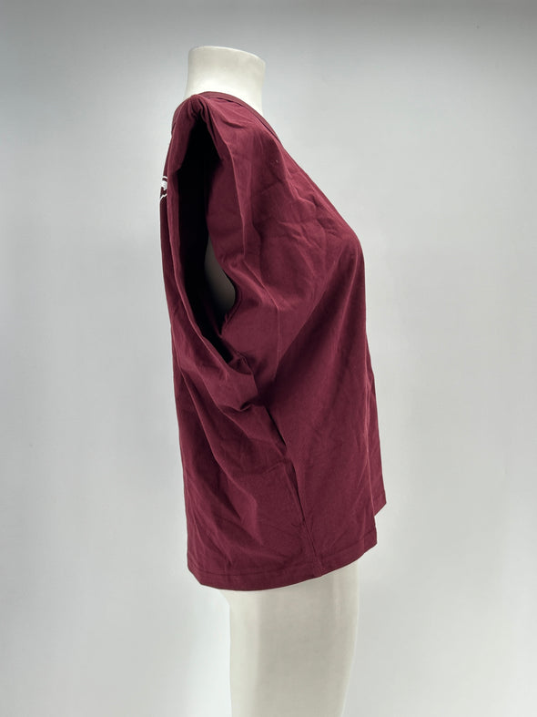 Tee-shirt bordeaux