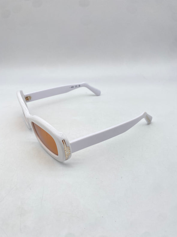 Lunettes de soleil blanches