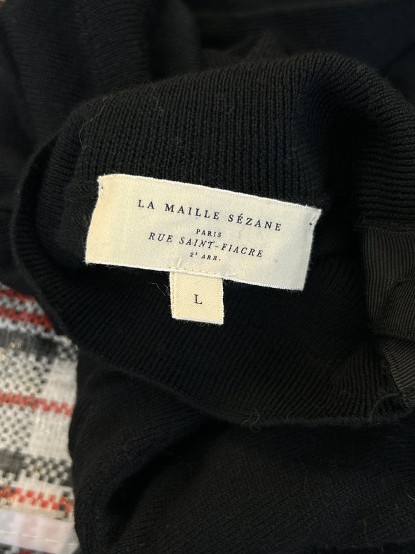 Pull en laine noire