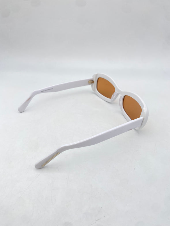 Lunettes de soleil blanches