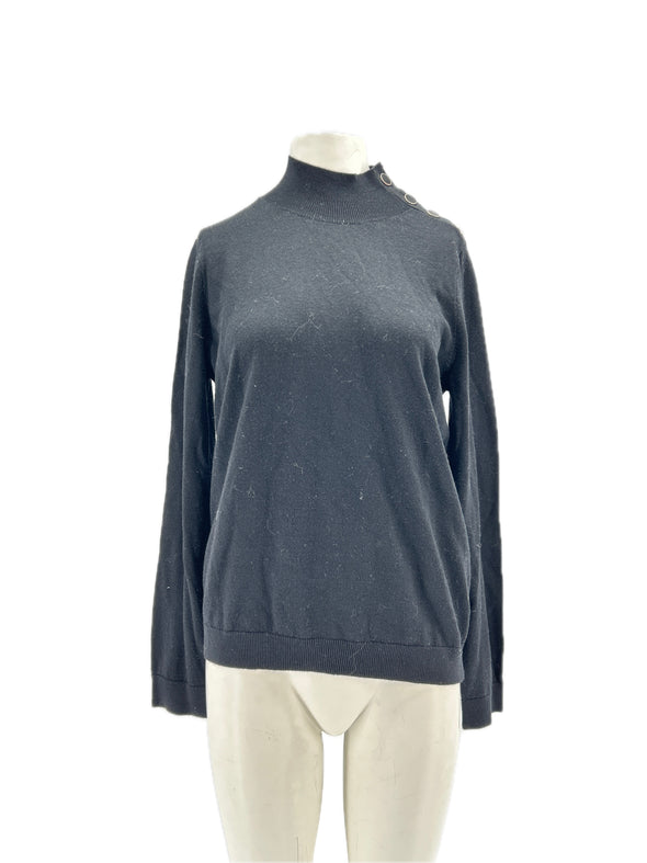 Pull en laine noire