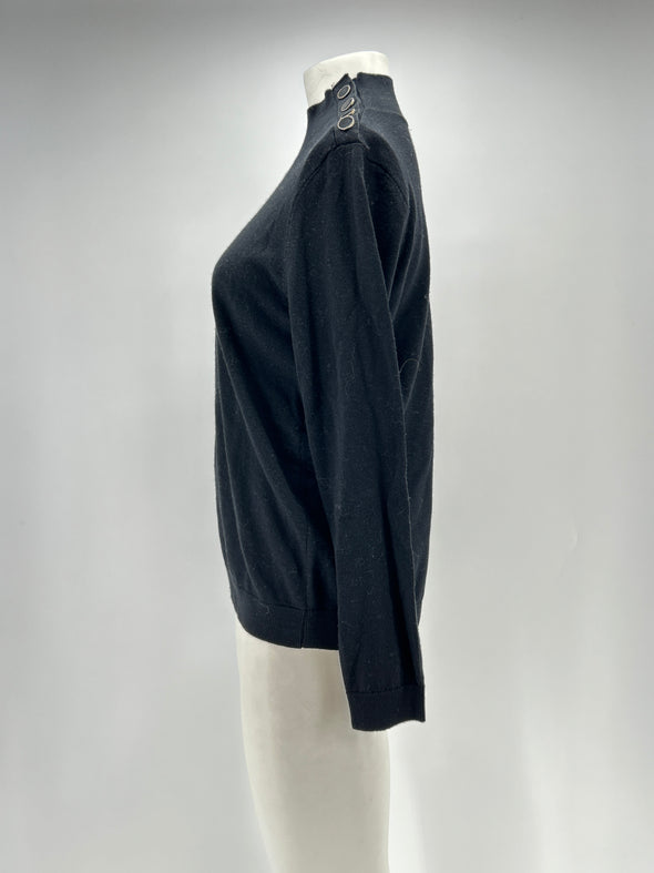Pull en laine noire