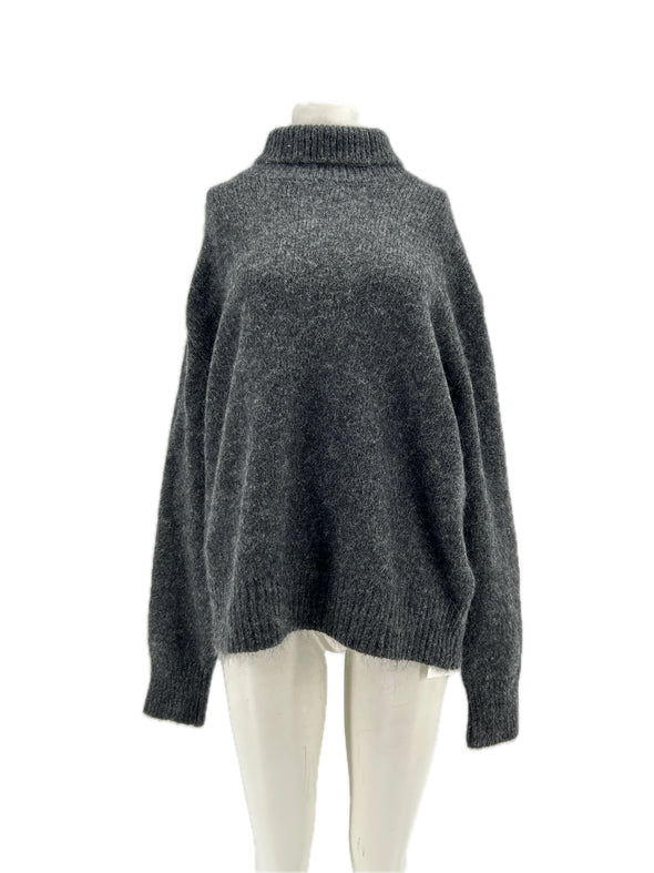 Pull "MOAEN" gris foncé