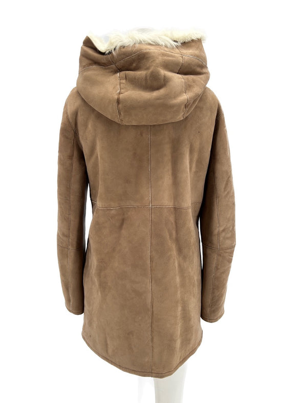 Manteau en peau lainée