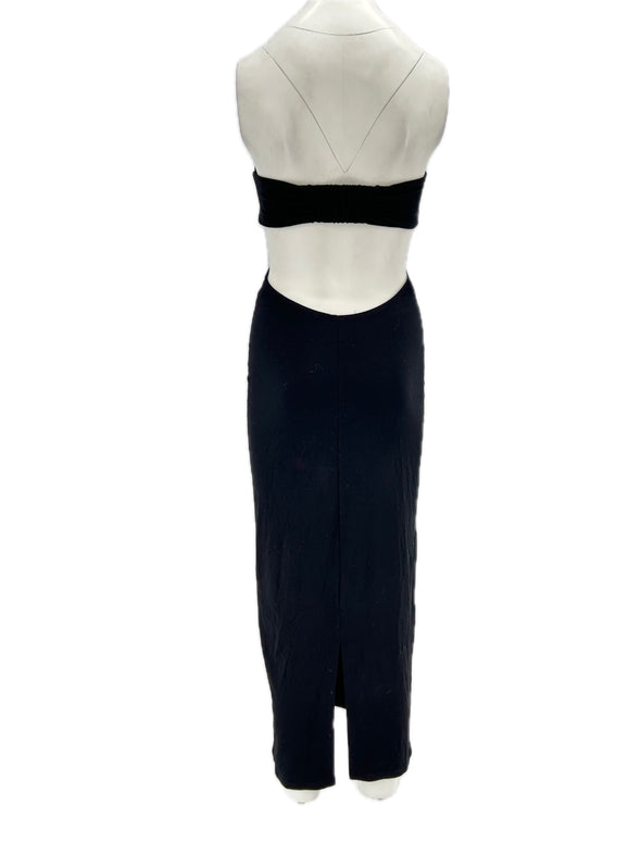 Robe bustier noire