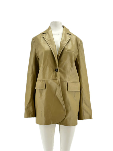 Veste en cuir synthétique