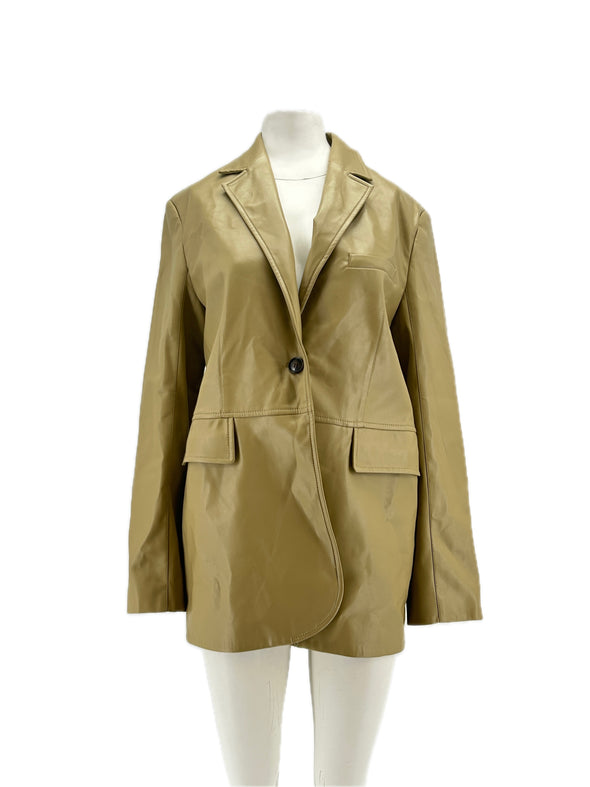 Veste en cuir synthétique