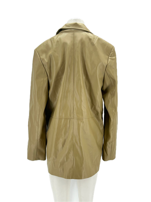 Veste en cuir synthétique