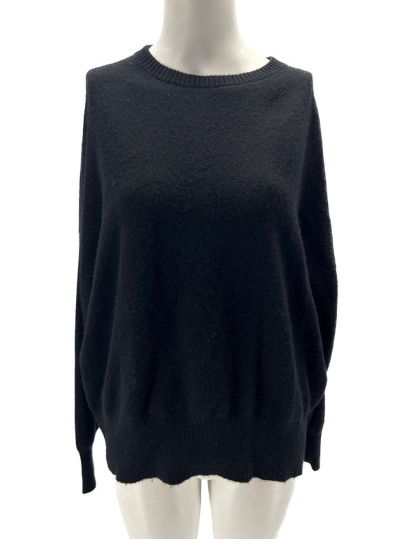 Pull noir en cachemire "Anaa"