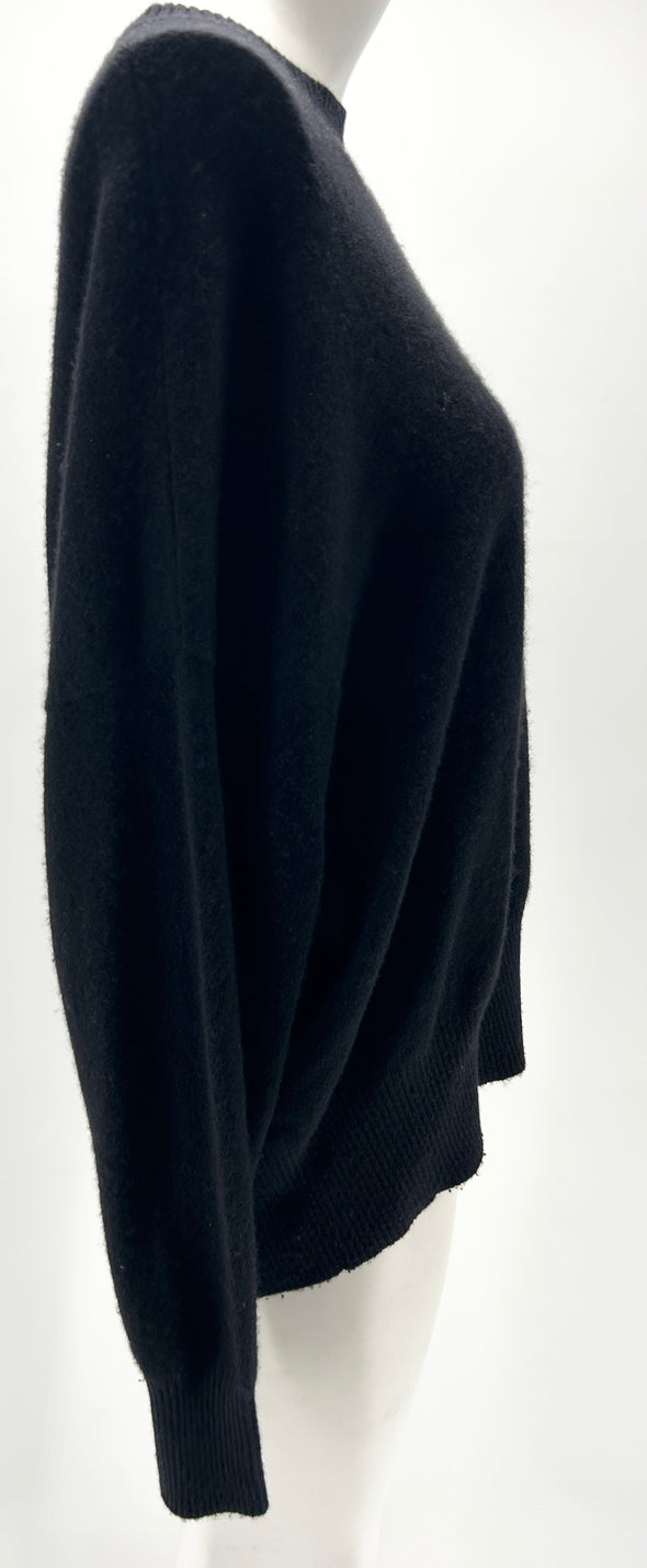 Pull noir en cachemire "Anaa"