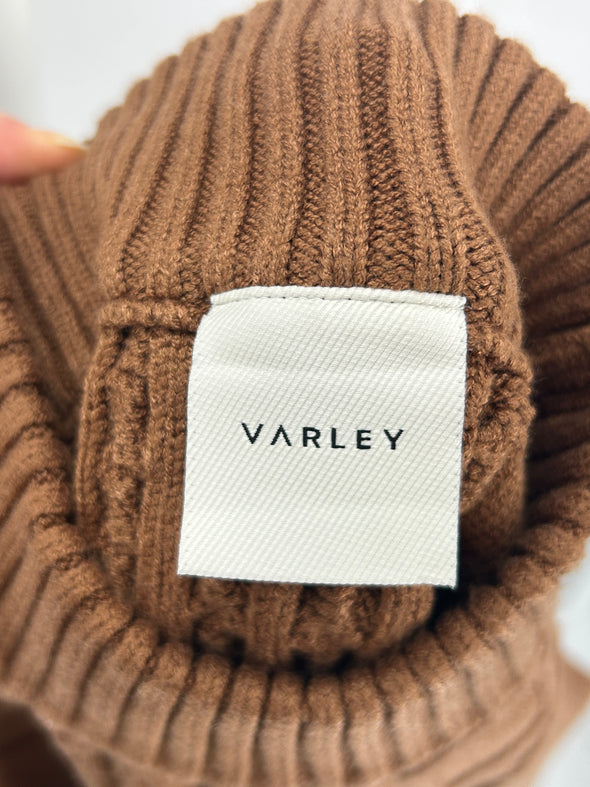 Pull sans manches marron