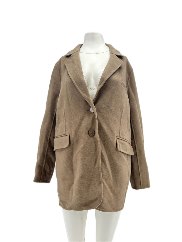 Veste en laine marron