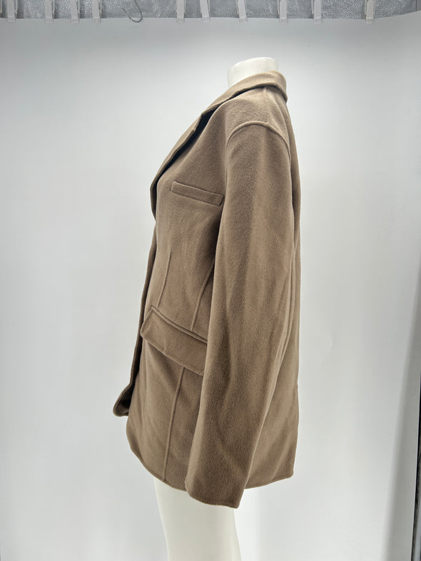 Veste en laine marron