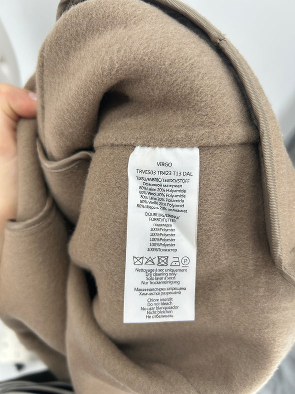 Veste en laine marron