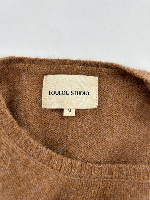 Pull camel en laine "Izaro"