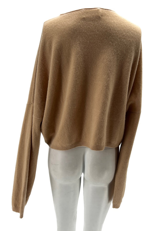 Pull camel en cachemire "Fakarava"