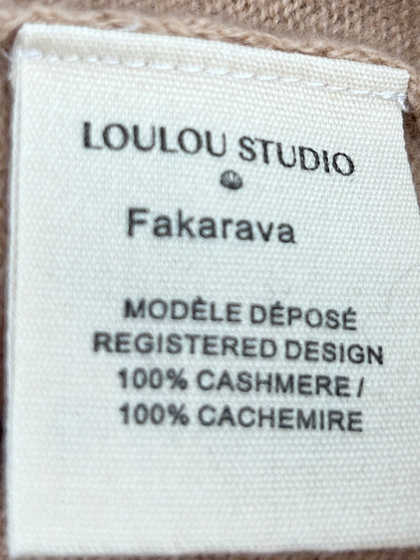 Pull camel en cachemire "Fakarava"