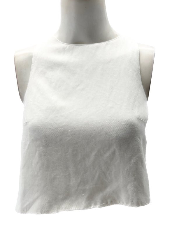 Top blanc à dos torsadé "Sanibel"