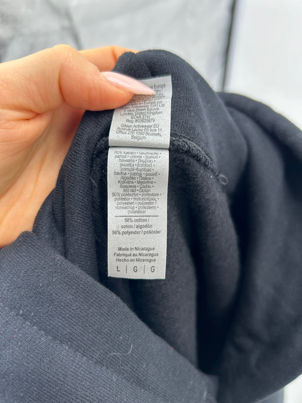 Sweat noir avec imprimés