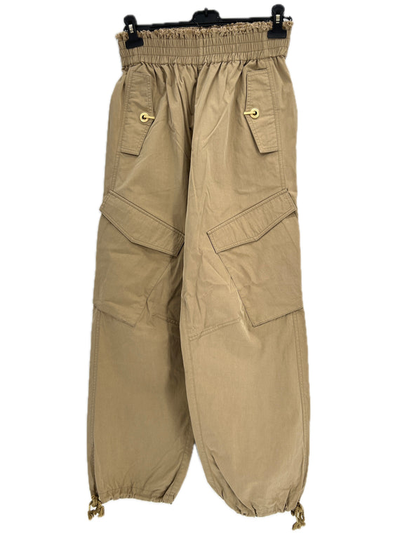 Pantalon cargo beige