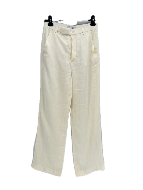 Pantalon en lin blanc