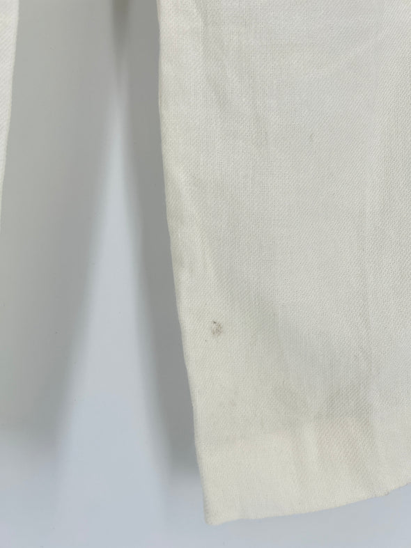 Pantalon en lin blanc